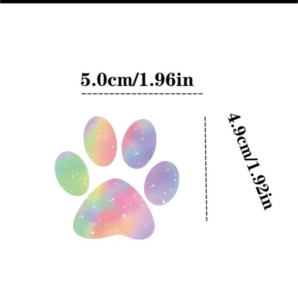 PAW print sticker bundle animal decals - Picture 6 of 8